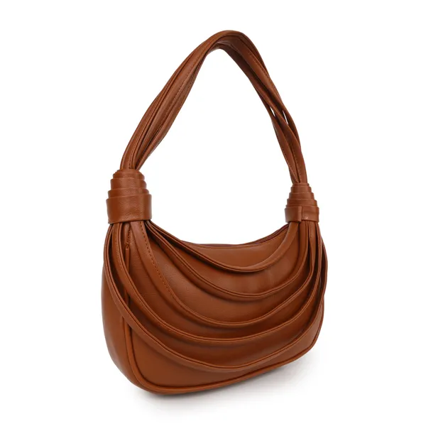 Minimal_Brown_curved_designer_Shoulder_Bag