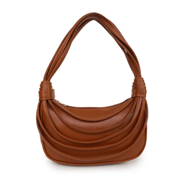 Minimal_Brown_curved_designer_Shoulder_Bag