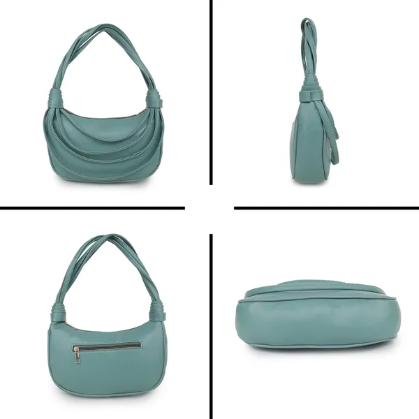 Minimal_Green_curved_designer_Shoulder_Bag