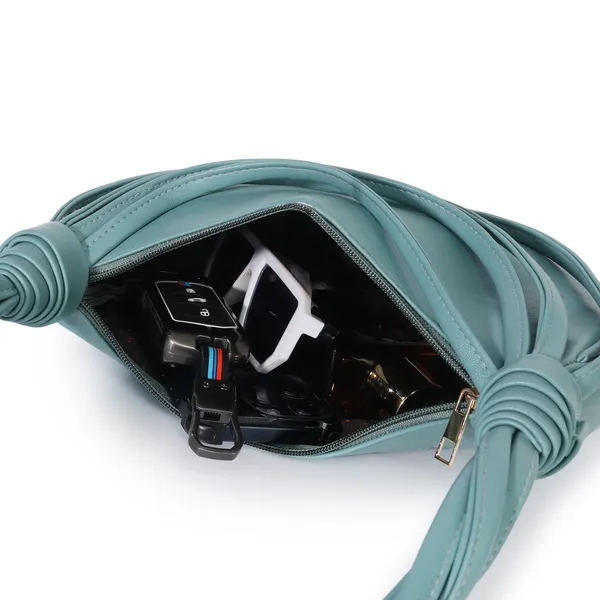 Minimal_Green_curved_designer_Shoulder_Bag