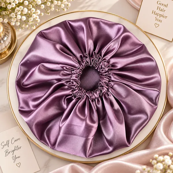 Metallic_Purple_Satin_Silk_Double_Layer_Thin_Elastic_Hair_Bonnet_For_Hair_Protection_For_Women_(Pack_of_1)