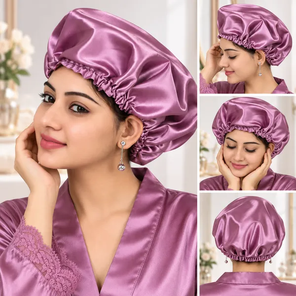 Metallic_Purple_Satin_Silk_Double_Layer_Thin_Elastic_Hair_Bonnet_For_Hair_Protection_For_Women_(Pack_of_1)