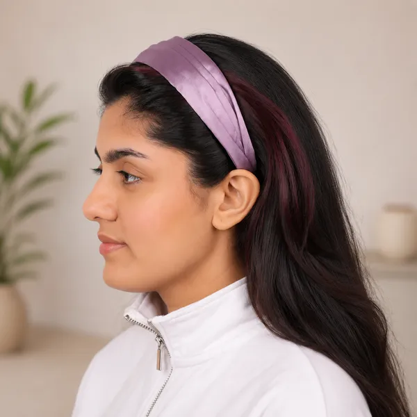 Metallic_Purple_Satin_Silk_Draped_Hair_Band_For_Girls_(Pack_of_1)