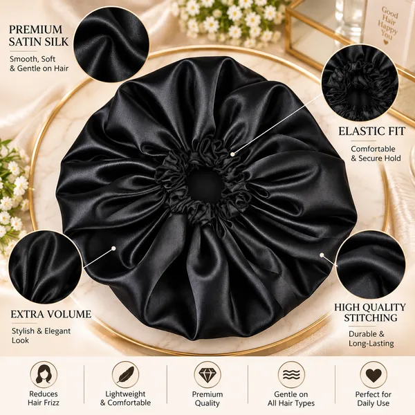 Black_Satin_Silk_Double_Layer_Thin_Elastic_Bonnet/_Sleeping_Cap_For_Women_(Pack_of_1)