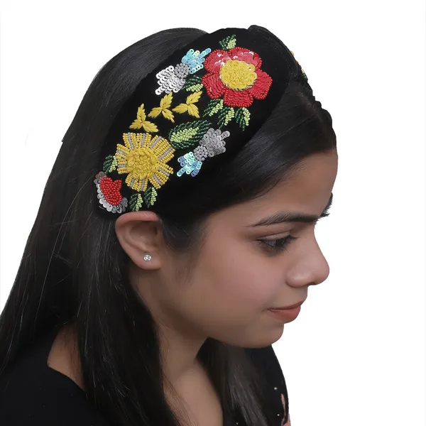 Black_Premium_Multicolor_Flower_Embroidered_Hair_Band_For_Girls