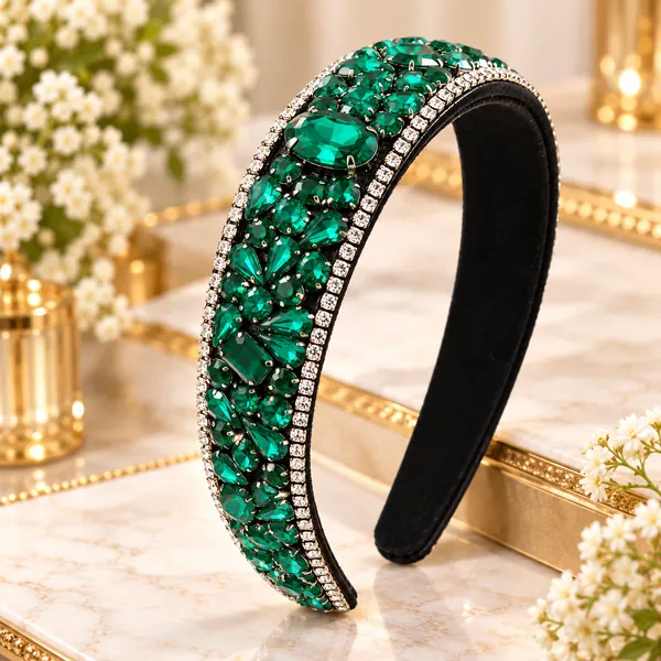 Emerald_Green_Crystal_Rhinestone_Band_For_Girls_-_Emerald_Green_(Pack_of_1)