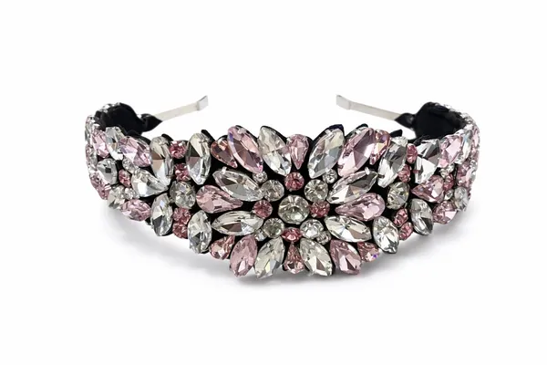 Embellished_Pink_Rhinestone_Wedding_accessories_hair_band