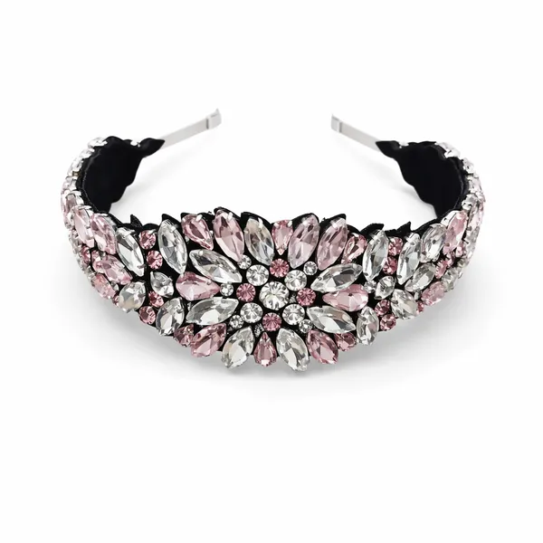 Embellished_Pink_Rhinestone_Wedding_accessories_hair_band
