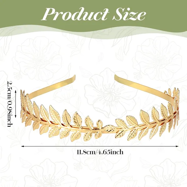 Fancy_Elegant_Gold_Leaf_&_Crystal_Rhinestone_Hair_Band_Combo_For_Girls
