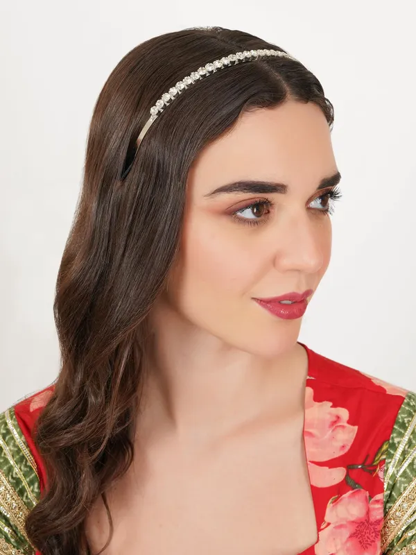 Fancy_Elegant_Gold_Leaf_&_Crystal_Rhinestone_Hair_Band_Combo_For_Girls