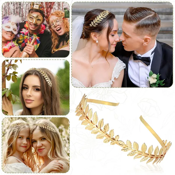 Fancy_Elegant_Gold_Leaf_&_Crystal_Rhinestone_Hair_Band_Combo_For_Girls