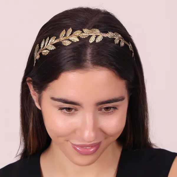 Fancy_Golden_Leaf_Headband_For_girls_&_women