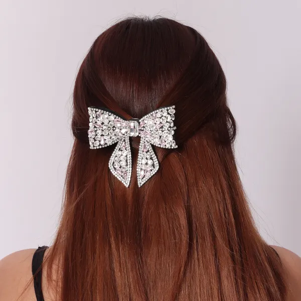 Fancy_Ice_pink_Embellished_Rhinestone_Hair_band_&_Hair_bow_Clip_Combo_for_Girls