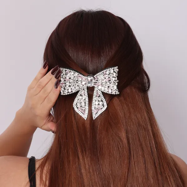 Fancy_Ice_pink_Embellished_Rhinestone_Hair_band_&_Hair_bow_Clip_Combo_for_Girls