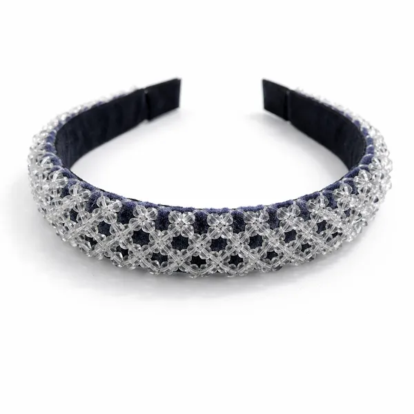 Fancy_Zigzag_Grey_Crystal_Hair_band_For_Parties_&_Occasions