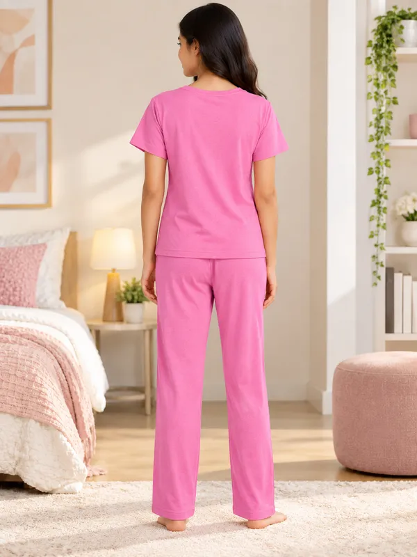 Girls_Tank_Top_&_Palazzo_Pants_Set_|_Printed_Co-ord_Outfit_|_Round_Neck_Regular_Fit_Casual_Wear_Crop_Top_With_Wide_Leg_Pants_Pink_Good_Vibes