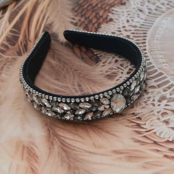 Grey_Crystal_Rhinestone_Band_For_Girls_(Pack_of_1)