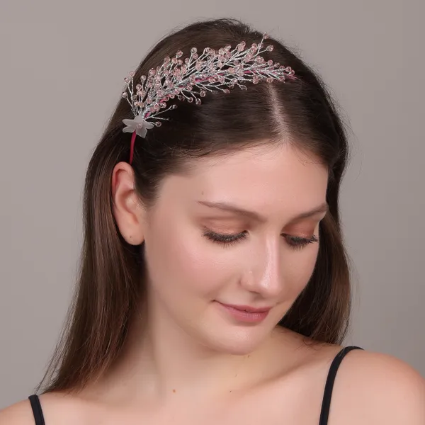 Pink_Fancy_Crystal_Hair_Accessories_Band_For_Girls_(Pack_of_1)