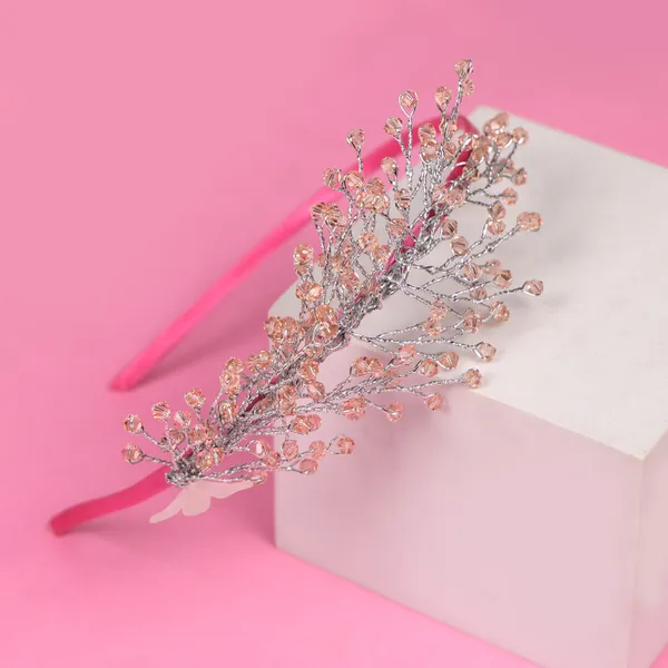 Pink_Fancy_Crystal_Hair_Accessories_Band_For_Girls_(Pack_of_1)