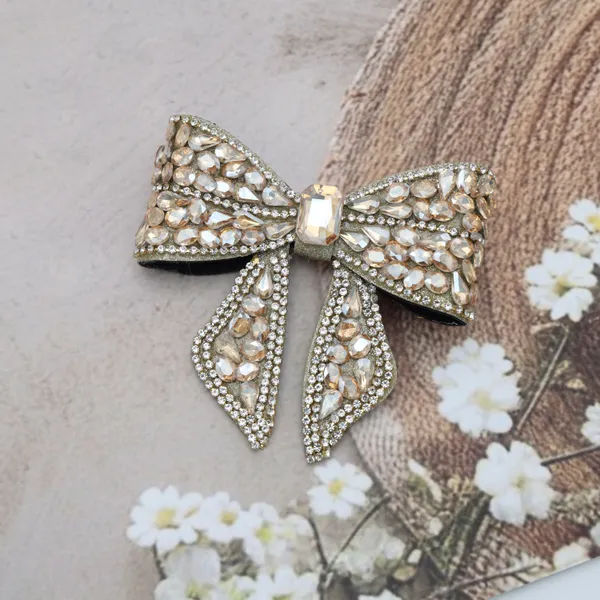 Golden_Fancy_Rhines_Tones_Hair_Bow_Clip_For_Parties_&_Function_For_Women_(Pack_of_1)