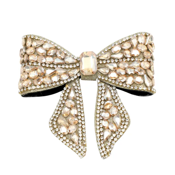 Golden_Fancy_Rhines_Tones_Hair_Bow_Clip_For_Parties_&_Function_For_Women_(Pack_of_1)