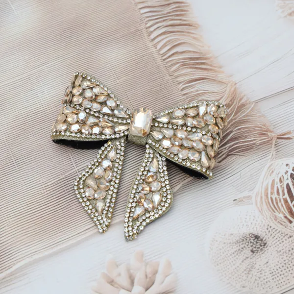 Golden_Fancy_Rhines_Tones_Hair_Bow_Clip_For_Parties_&_Function_For_Women_(Pack_of_1)