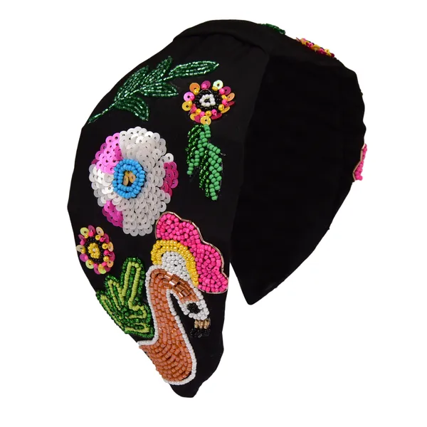 Black_Multicolor_Beaded_Swan_Embroidery_Hair_Band_For_Girls_(Pack_of_1)