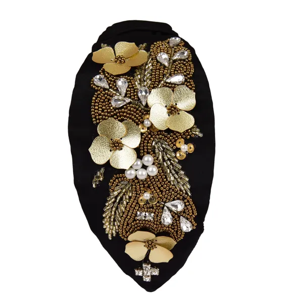 Black_Premium_Golden_Leaf_Embroidery_Hair_Band_For_Women_(Pack_of_1)