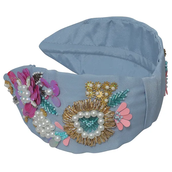 Multicolor_Premium_Beaded_Embroidery_Hair_Band_For_Girls_(Pack_of_1)
