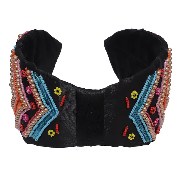 Multicolor_Premium_Beads_Broad_Embroidery_Hair_Band_For_Girls_(Pack_of_1)