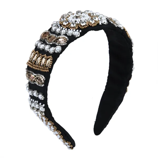 Black_Premium_Stone_&_Beads_Work_Sleek_Embroidery_Hair_Band_For_Women_(Pack_of_1)