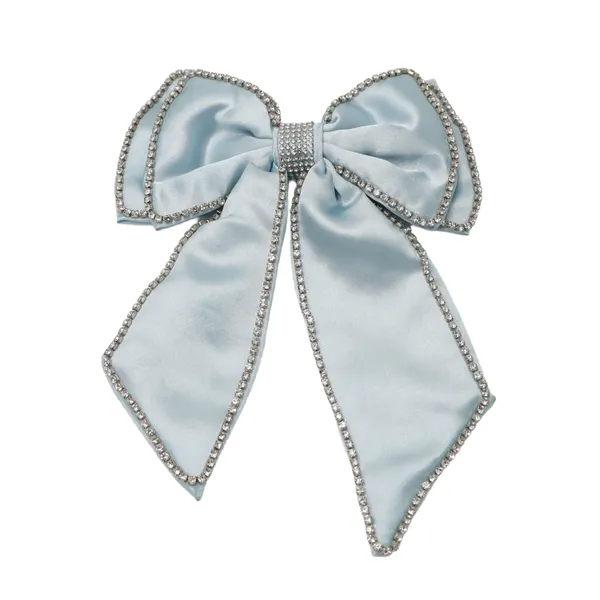 Sky_Blue_Rhinestone_Double_Bow_Clips_For_Girls_(Pack_of_1)