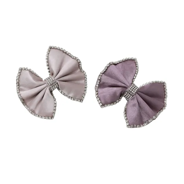 Silver_Nude_Satin_Rhinestone_Edges_Hair_Bow_Clip_For_Women_And_Girls_(Pack_of_2)