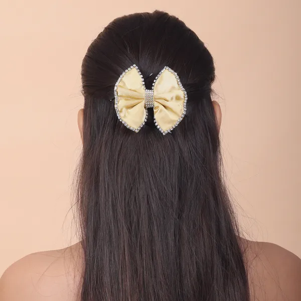 Golden_Brown_Satin_Rhinestone_Edges_Hair_Bow_Clip_For_Women_And_Girls_(Pack_of_2)
