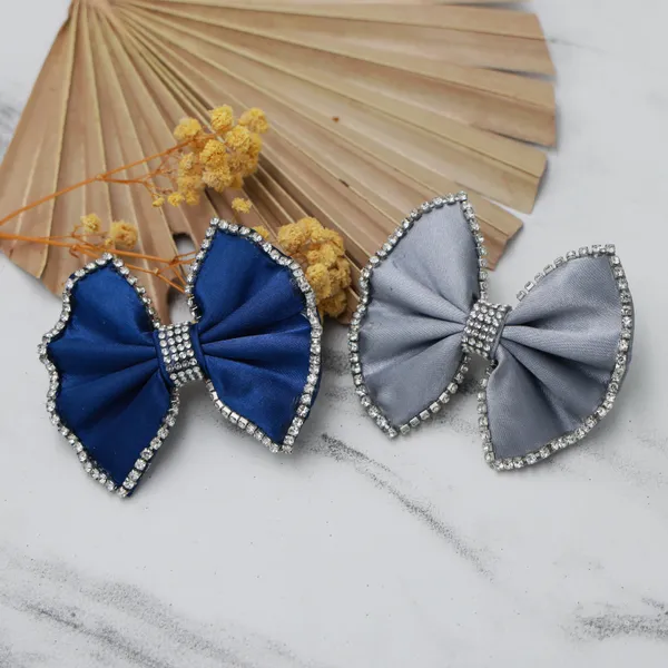 Grey_Blue_Satin_Rhinestone_Edges_Hair_Bow_Clip_For_Women_And_Girls_(Pack_of_2)