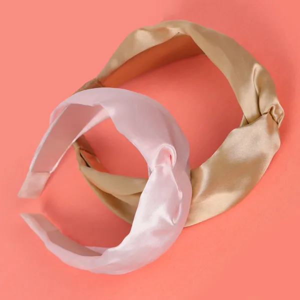 Golden_&_Rose_Gold_Satin_Silk_Twist_Turban_Hair_Band_For_Girls_(Pack_of_2)