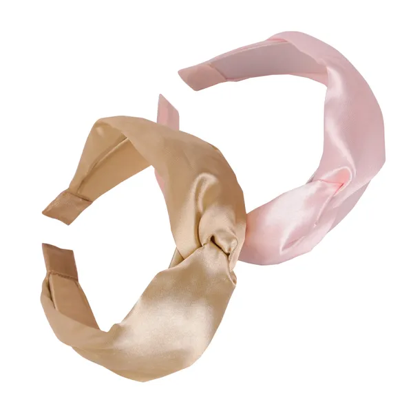 Golden_&_Rose_Gold_Satin_Silk_Twist_Turban_Hair_Band_For_Girls_(Pack_of_2)