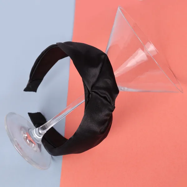 Black_&_Nude_Brown_Satin_Silk_Twist_Turban_Hair_Band_For_Girls_(Pack_of_2)