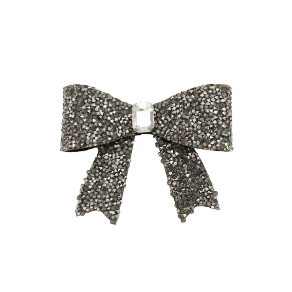 Grey_Sprinkled_Stone_Bow_Hair_Clip_For_Women_&_Girls_(Pack_of_1)