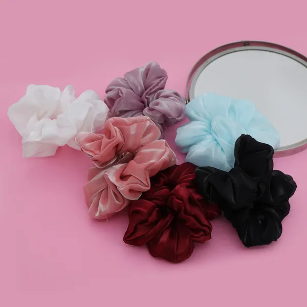 Premium_Big_Fluffy_Hair_Scrunchies_For_Girls_Set_Of_6_Pcs