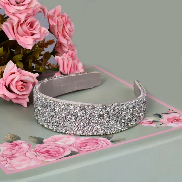 Premium_Fancy_Sprinkle_Stone_hair_bands_Combo_for_Girls_Black/White
