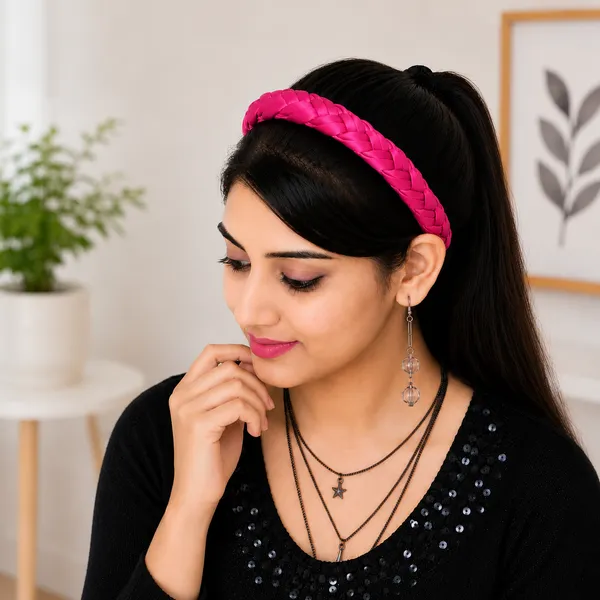 Premium_Handmade_Shiny_Silk_Braided_hair_band_For_Girls__Set_of_3_Pcs