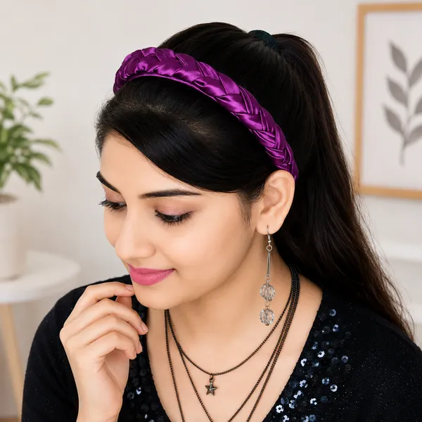 Premium_Handmade_Shiny_Silk_Braided_hair_band_For_Girls__Set_of_3_Pcs