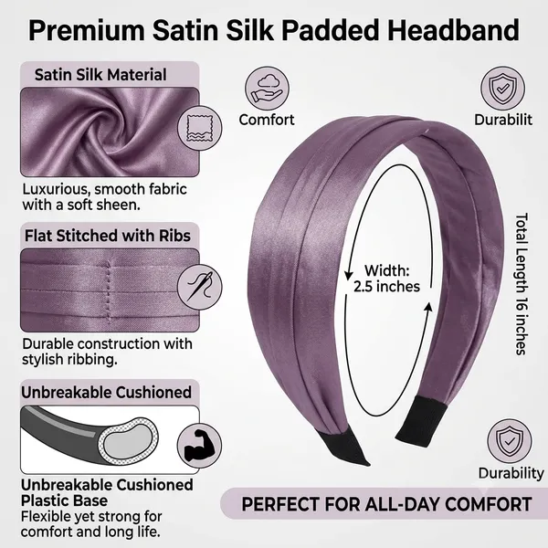 Premium_Handmade_Shiny_Silk_Drapped_Hair_Band_For_Girls_Set_of_2_Pcs