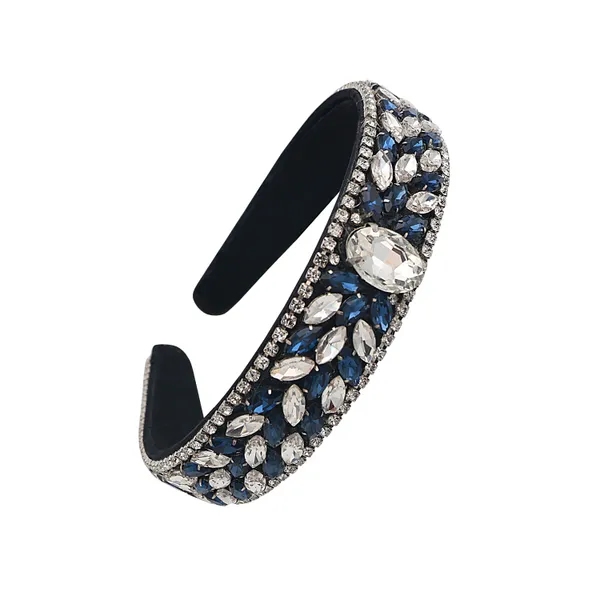 Premium_Party_Wear_Blue_Crystal_Rhinestone_Hair_Band_For_Girls_&_Women