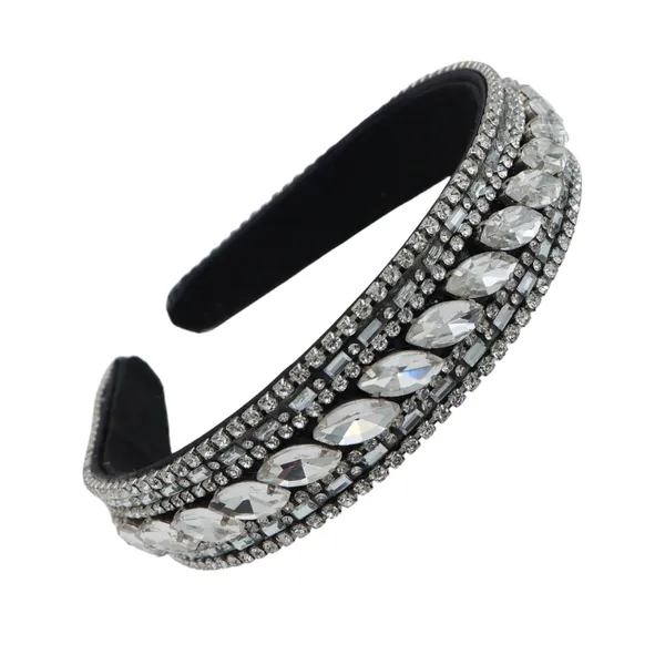 Premium_Rhinestone_Crystal_Silver_Hair_Band_For_Girls