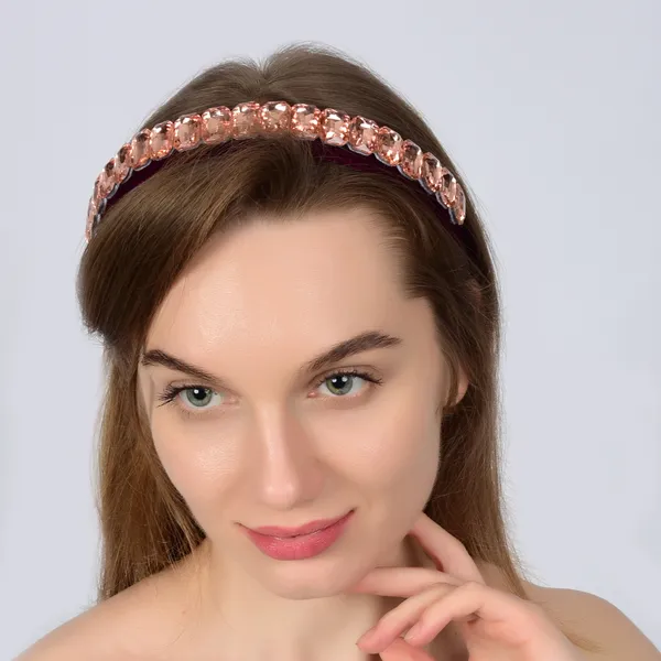 Premium_Rose_gold_Swarovski_Crystal_Hair_Band_For_Girls