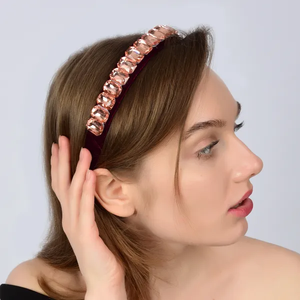Premium_Rose_gold_Swarovski_Crystal_Hair_Band_For_Girls