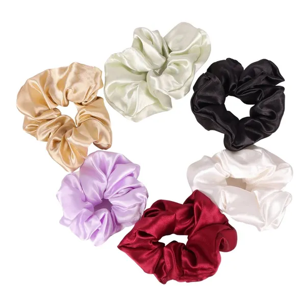 Premium_Satin_Silk_Handmade_Hair_Scrunchies_For_Girls-Set_Of_6_Pcs