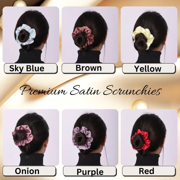 Premium_Satin_Silk_Multicolor_Hair_Scrunchies_Combo_For_girls_Set_of_6_Pcs_